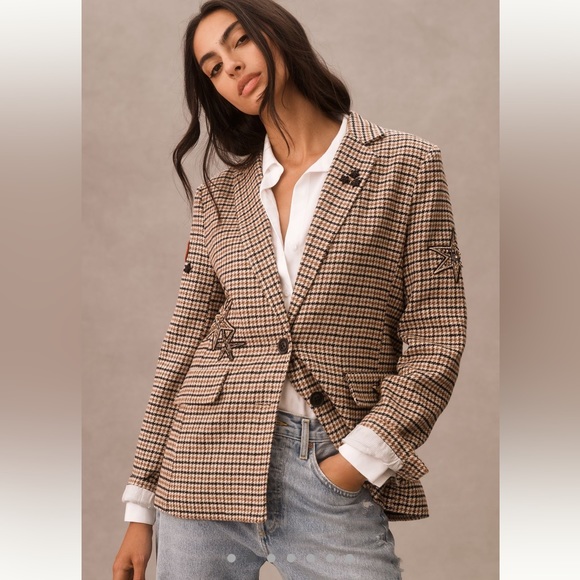 Anthropologie Jackets & Blazers - Anthropologie appliqué blazer